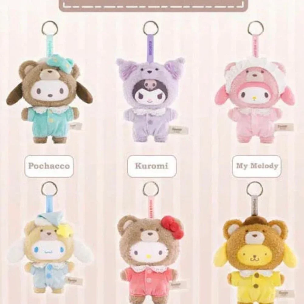 Sanrio Latte Baby Characters Playset - Pink, Purple, Brown